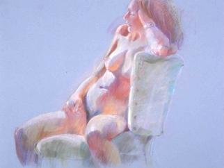 Lucille Rella: 'Olivea', 2004 Pastel, Figurative. 