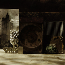 Tina West: 'Cityscape', 2010 Polaroid Photograph, Still Life. Artist Description:        Archival Pigmented Print scanned from Polaroid type 59       ...