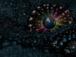 Scott Maki: ' Earth Aura', 2015 Other, Other. Artist Description:    distant world      Earth's Aura     ...