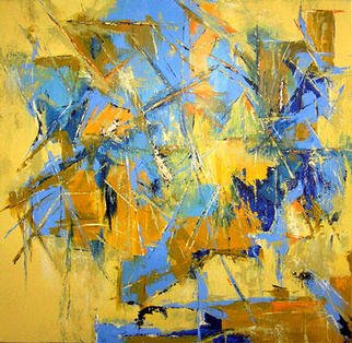 Louise Couillard: 'Retro Spectre', 2003 Acrylic Painting, Abstract. 