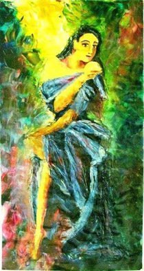 Maitrry P Shah: 'desire', 2010 Acrylic Painting, Love.  desire   is a painting created by indian artist maitry shah who depicts the deep desires of woman to be loved. ...