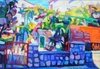 Artist: Maja Djokic Mihajlovic - Title: seafront gate - Medium: Oil Painting - Year: 2015