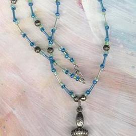 Bali With Blue Beads, Margaret Stone