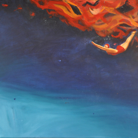 Mariel Polinotto: 'DAYTONA FUGIT', 2012 Acrylic Painting, Sea Life. 