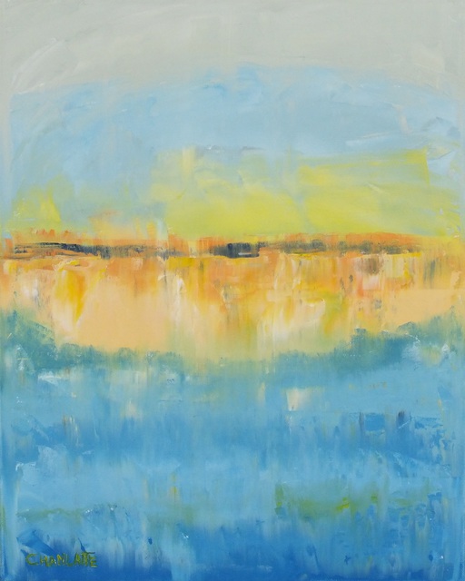Marino Chanlatte  'Ocean 41', created in 2016, Original Pastel Oil.