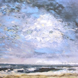 Marion Baars: 'seascape', 2011 Acrylic Painting, Seascape. Artist Description:  Sailing ...