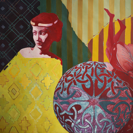Marina Venediktova: 'oh fortuna', 2021 Oil Painting, Mythology. Artist Description: 