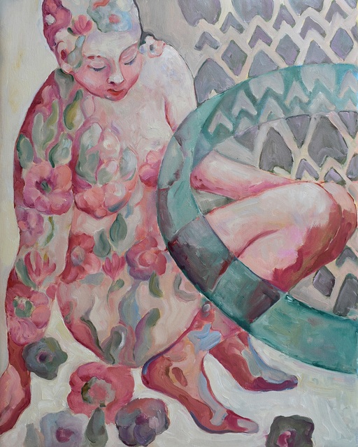 Marina Venediktova  'To Have A Break', created in 2022, Original Painting Oil.