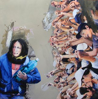 Martinho Dias: 'Applause 10', 2006 Acrylic Painting, Figurative. 