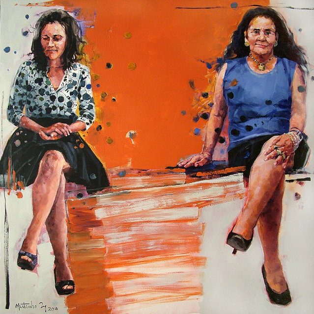 Martinho Dias  'Circumstance 8', created in 2011, Original Painting Oil.