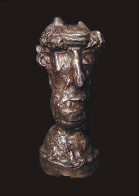 Matiass Jansons  'Mefo', created in 2015, Original Sculpture Marble.