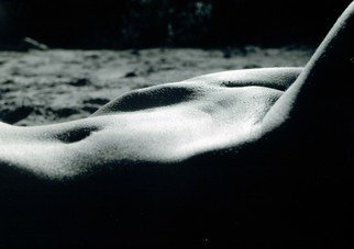 Matiass Jansons: 'moonlight doughter', 2012 Black and White Photograph, Figurative. 