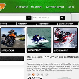 Jack Lee: 'My site about motorcycle accessories', 2015 Mixed Media, Motorcycle. Artist Description: This is a show case about my site about motorcycle accessories: Max Motorsports. It features a green color scheme and active above the fold area....