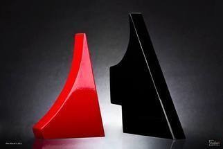 Artist: Max Tolentino - Title: Le Rouge et le Noir - Medium: Wood Sculpture - Year: 2013