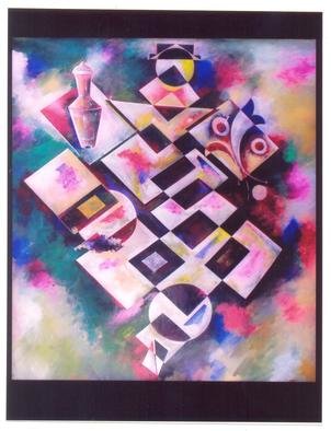 Artist: Vishal Mandaviya - Title: abstract art - Medium: Acrylic Painting - Year: 2016
