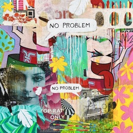 Maria Burgaz: 'no problem', 2022 Collage, Abstract Figurative. Artist Description: No problem is something very repeated but many times we should really believe ourselves.  Some problems have a solution, like a car breakdownother things may not.  But we should learn to relativize problems and pay them the necessary attention.  the flowers will continue to open and delight us ...