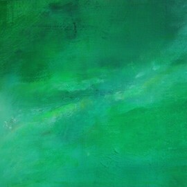 Meike Van Riel: 'no 602', 2024 Acrylic Painting, Abstract Landscape. Artist Description: Green in many shades. Inspired at the green fields in Utrecht. ...
