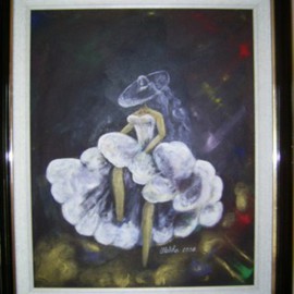 Meliha Druzic: 'KANKAN', 2008 Acrylic Painting, Theater. 