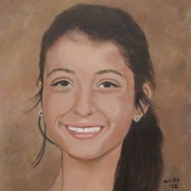 Carmella Dauria: 'Julie', 2012 Acrylic Painting, Portrait. 