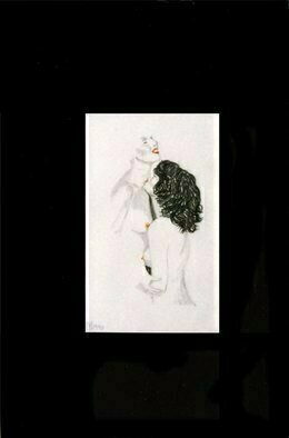 Youri Messen-jaschin: 'Love', 1990 Pencil Drawing, Erotic. (r) by 1990 Prolitteris Postfach CH. - 8033 Zurich (c) by 1990 Youri Messen- Jaschin Switzerland ...
