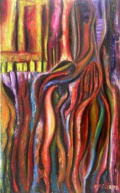 Artist: Eduardo Diaz - Title: Mujeres - Medium: Oil Painting - Year: 2003