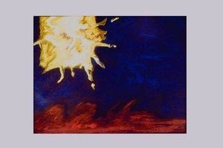Artist Michael Ashcraft. 'Harvest Moon' Artwork Image, Created in 1995, Original Painting Oil. #art #artist