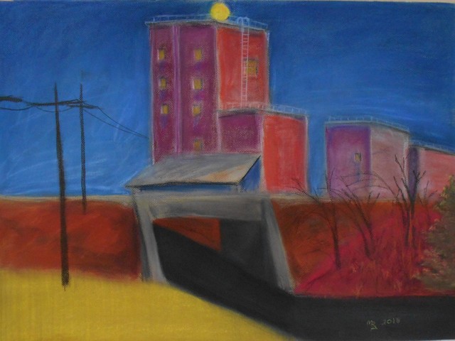 Michael Ashcraft  'Gateway Fortress', created in 2019, Original Painting Oil.