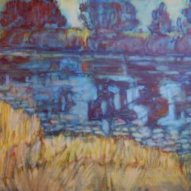 Alexander Mikheychik: 'Magic of water', 2004 Oil Painting, Expressionism. Artist Description:  landscape   ...