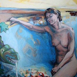Mima Stajkovic: 'Sometimes', 2010 Acrylic Painting, Figurative.  Once I visited Barcelona. . ...