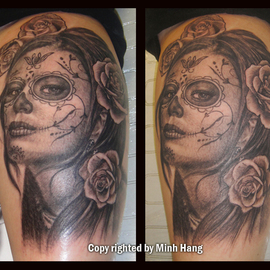 Portrait Tattoo By Minh Hang