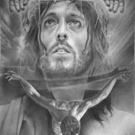 Minh Hang: 'only God can judge', 2009 Pencil Drawing, Religious. Artist Description:   This is a pencil drawing, it also available for limited edtion print signed by artist, for sale at $100 each. size 16X20 inches.     ...
