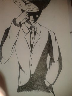 Carl Lawton: 'Mafia Boss', 2013 Illustration, Comics.  i got a an idea in my head for a mafia boss to look like this. ...