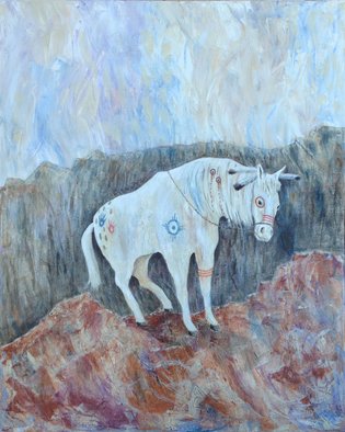 Mr. Dill: 'Painted Pony', 2013 Acrylic Painting, Animals.  pony, horse, native american, western, wild west      ...