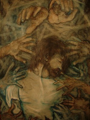 Manolo Roldan Humpierres: 'JESUS', 2008 Other, Figurative.  MUESTRA DE UN JESUS MODERNO, QUERIDO Y DESEADO ...