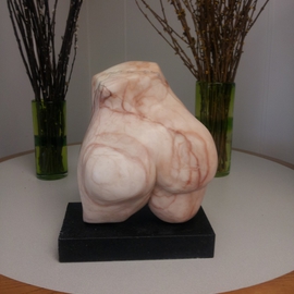 Marty Scheinberg Artwork Tush, 2002 Stone Sculpture, Abstract Figurative