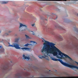 Michael Garr: 'Sahara', 2012 Oil Painting, Abstract Landscape. 