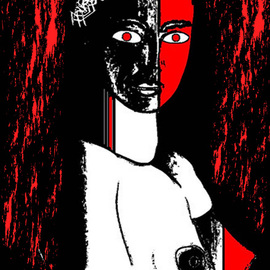 Black and Red By Moshe Abeles