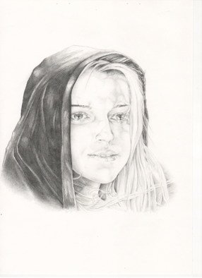 Artist: Nahrain Michael - Title: Veronica - Medium: Pencil Drawing - Year: 2009