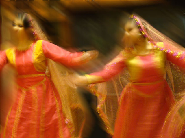 Nancy Bechtol  'Duo Light Hindi Dance', created in 2009, Original Photography Mixed Media.
