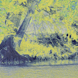 Nancy Wood: 'Guadalupe River Light', 2013 Other Photography, Travel. Artist Description:        Digital Photo on Canvas       ...