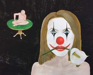 Zaina Shimi: 'Me', 2015 Paper, Surrealism. 