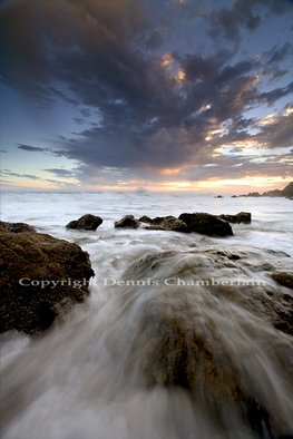 Artist: Dennis Chamberlain - Title: El Matador Beach Sunset III - Medium: Color Photograph - Year: 2013