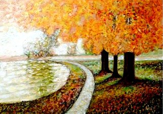 Artist: Nest Lopes - Title: Autumn - Medium: Acrylic Painting - Year: 2011