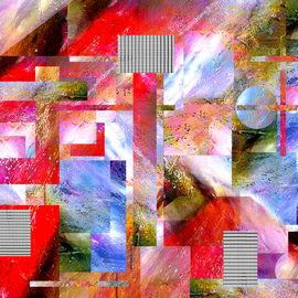 Nest Lopes: 'Composition 71', 2013 Digital Painting, Geometric. Artist Description:  From the series, 