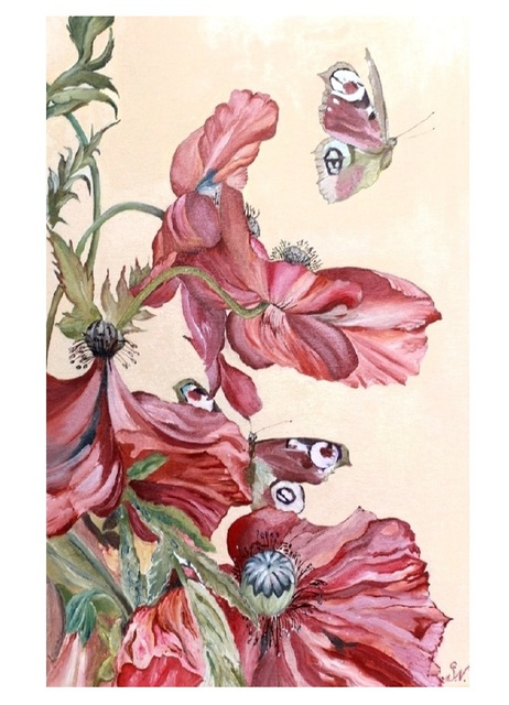Natalia Stepanova  'Poppy', created in 2014, Original Painting Oil.