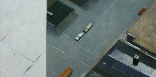 Alain Nicolet  'Street 02 11', created in 2011, Original Painting Acrylic.