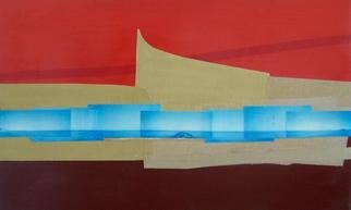 Matilde Montesinos: 'THE SEA', 2007 Mixed Media, Abstract Landscape. 