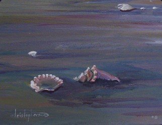 Artist: William Christopherson - Title: Florida Fort Meyers Beach Shells - Medium: Acrylic Painting - Year: 2008