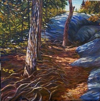 Artist: William Christopherson - Title: On A Mountain Trail - Medium: Oil Painting - Year: 2016