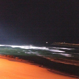 Orly Droval: 'sea', 2011 Color Photograph, Abstract Landscape. Artist Description:  sea night  ...